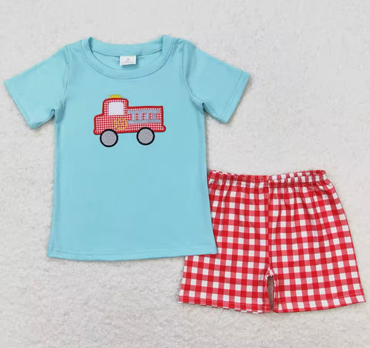 PRE-ORDER! Fire Truck Boys Outfit