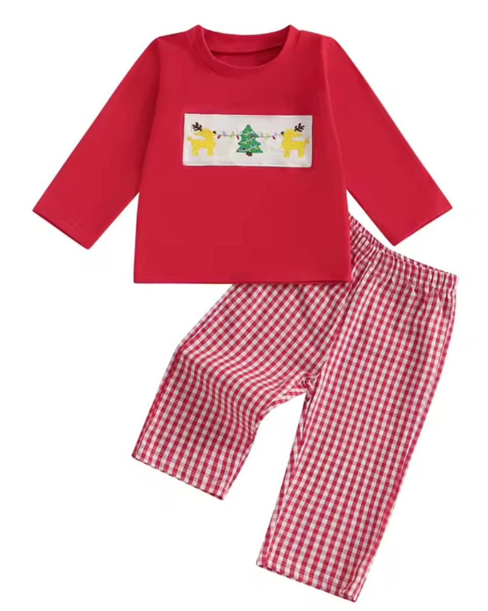 PRE-ORDER! Boys Christmas Trees & Reindeer🎄