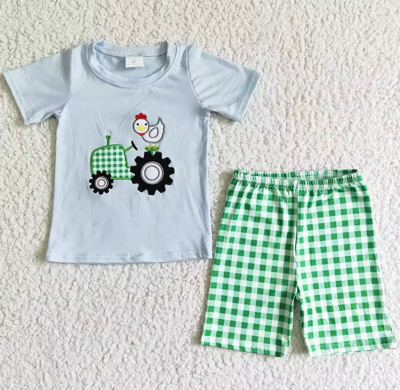 Tractor and Chicken Outfit